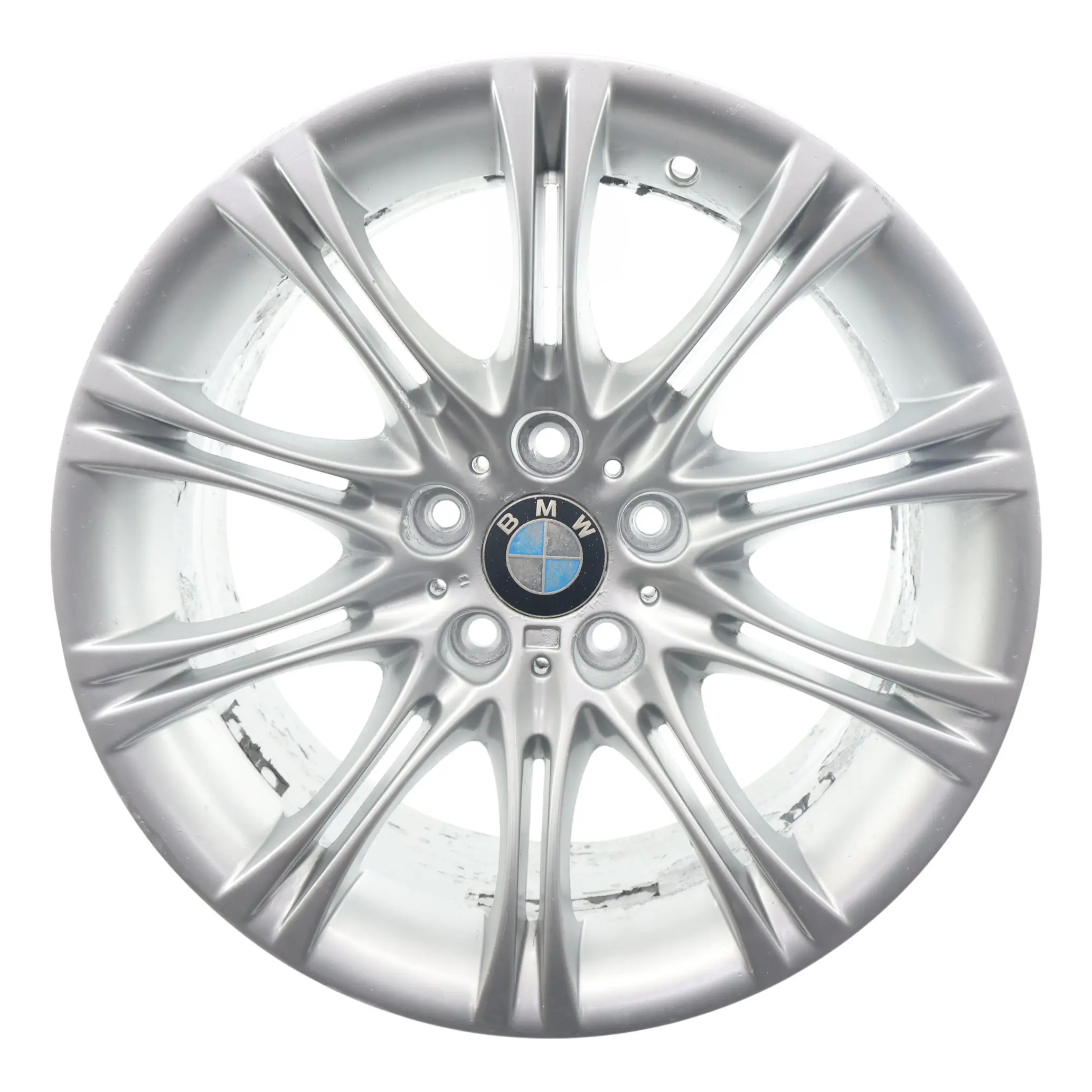 BMW E60 E61 Silver Alloy Wheel Rim 18" ET:20 8J M Double Spoke 135