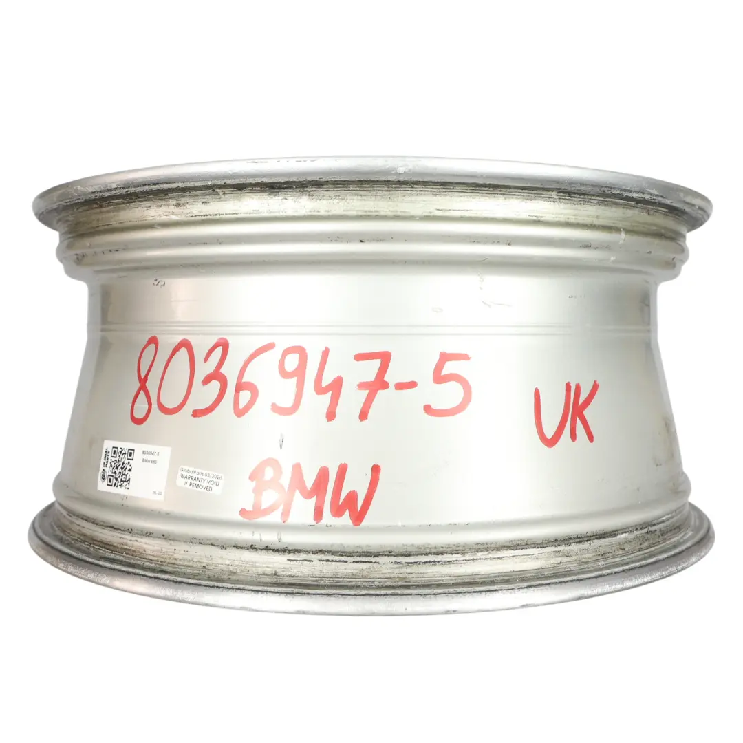 BMW E60 E61 Silver Alloy Wheel Rim 18" ET:20 8J M Double Spoke 135 - SKU 8036947-5 - Part number 8036947