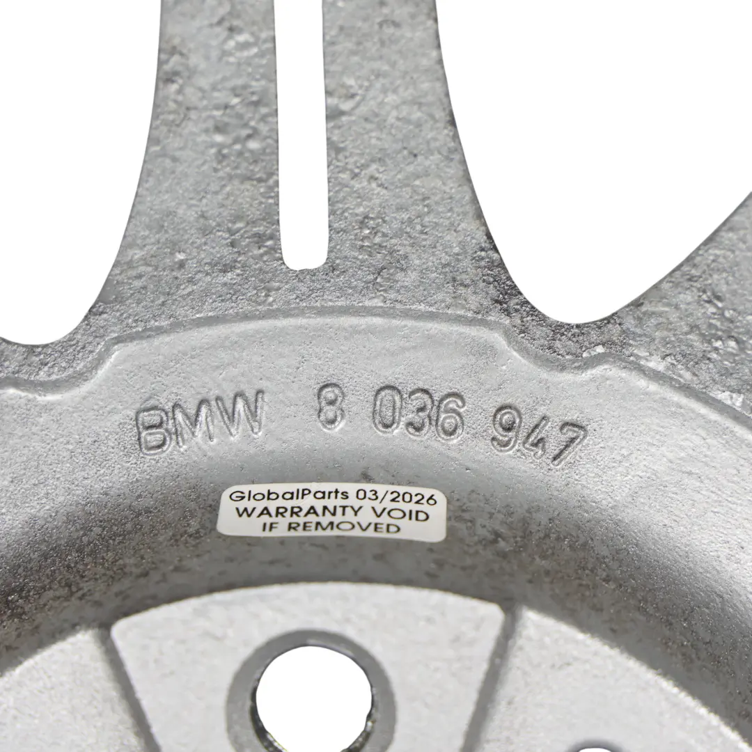 BMW E60 E61 Silver Alloy Wheel Rim 18" ET:20 8J M Double Spoke 135 - SKU 8036947-5 - Part number 8036947
