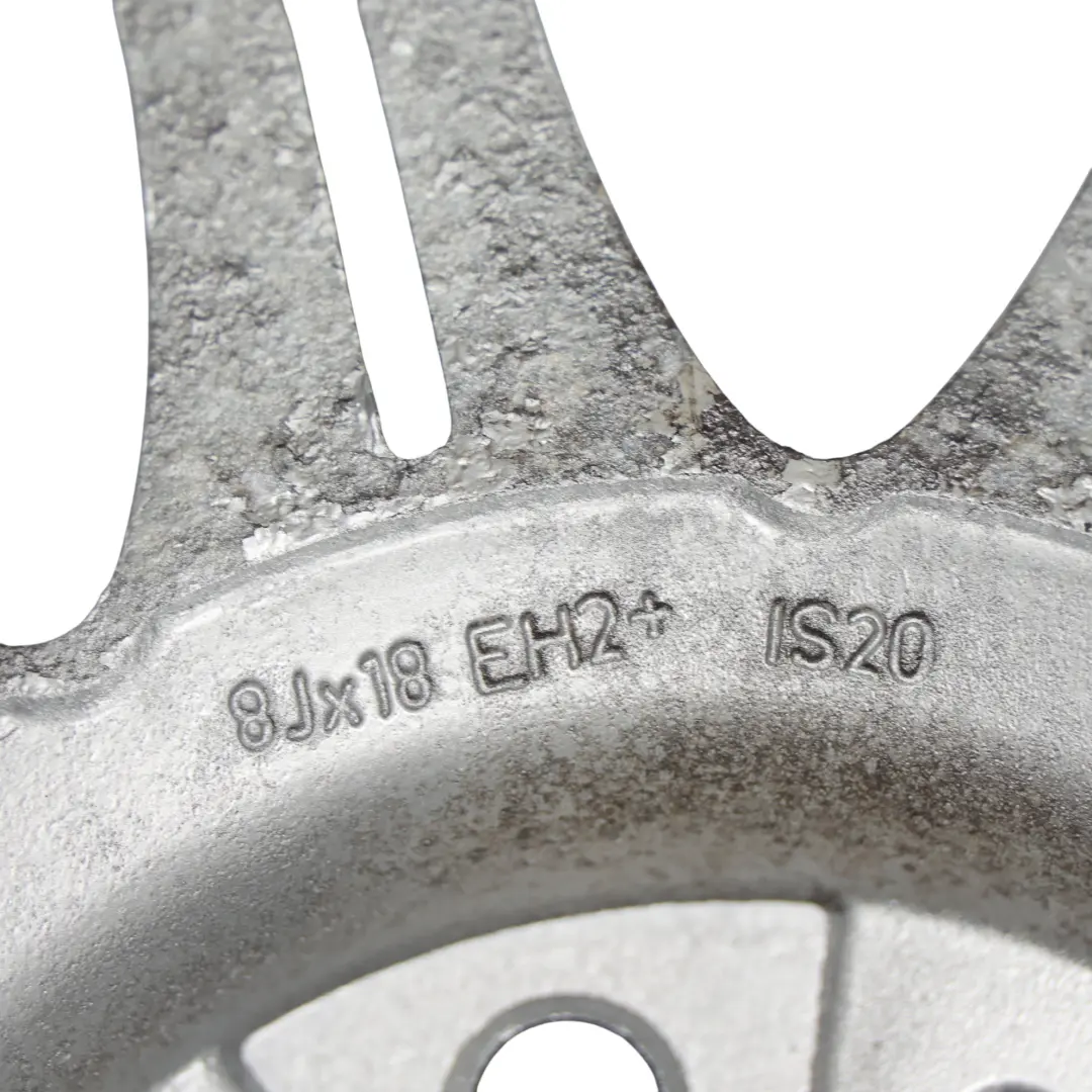 BMW E60 E61 Silver Alloy Wheel Rim 18" ET:20 8J M Double Spoke 135 - SKU 8036947-5 - Part number 8036947