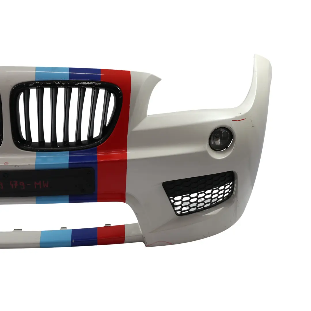 BMW X1 E84 Front Bumper Cover M Sport Mineralweiss Mineral White - A96 - SKU 8039479-MW - Part number 8039479