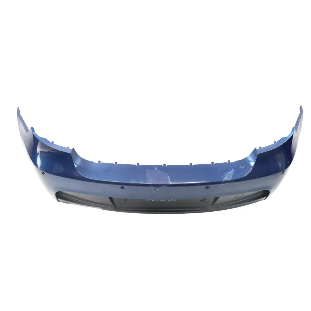 Bumper Rear Trim Panel Le Mans Blau Metallic - 381 to BMW E81 E87 LCI M Sport Rear with Part number 8045548 BMW E81 E87 LCI M Sport Rear Bumper Rear Trim Panel Le Mans Blau Metallic - 381 - SKU 8045548-LMB - Part number 8045548