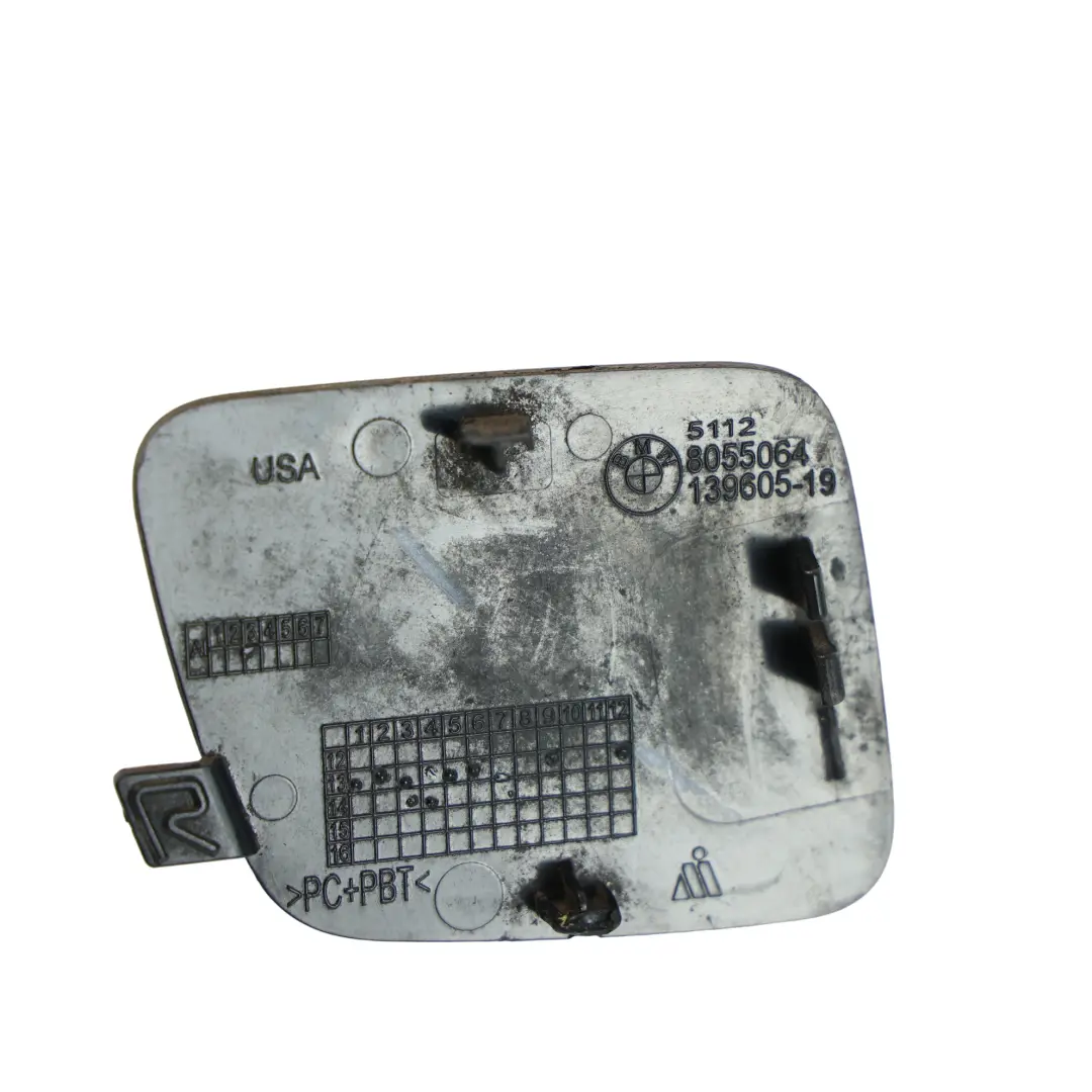 BMW X5 F15 M Sport Parachoques Trasero Trim Cover Flap Carbón Negro - SKU 8055064-CAR - Número de pieza 8055064