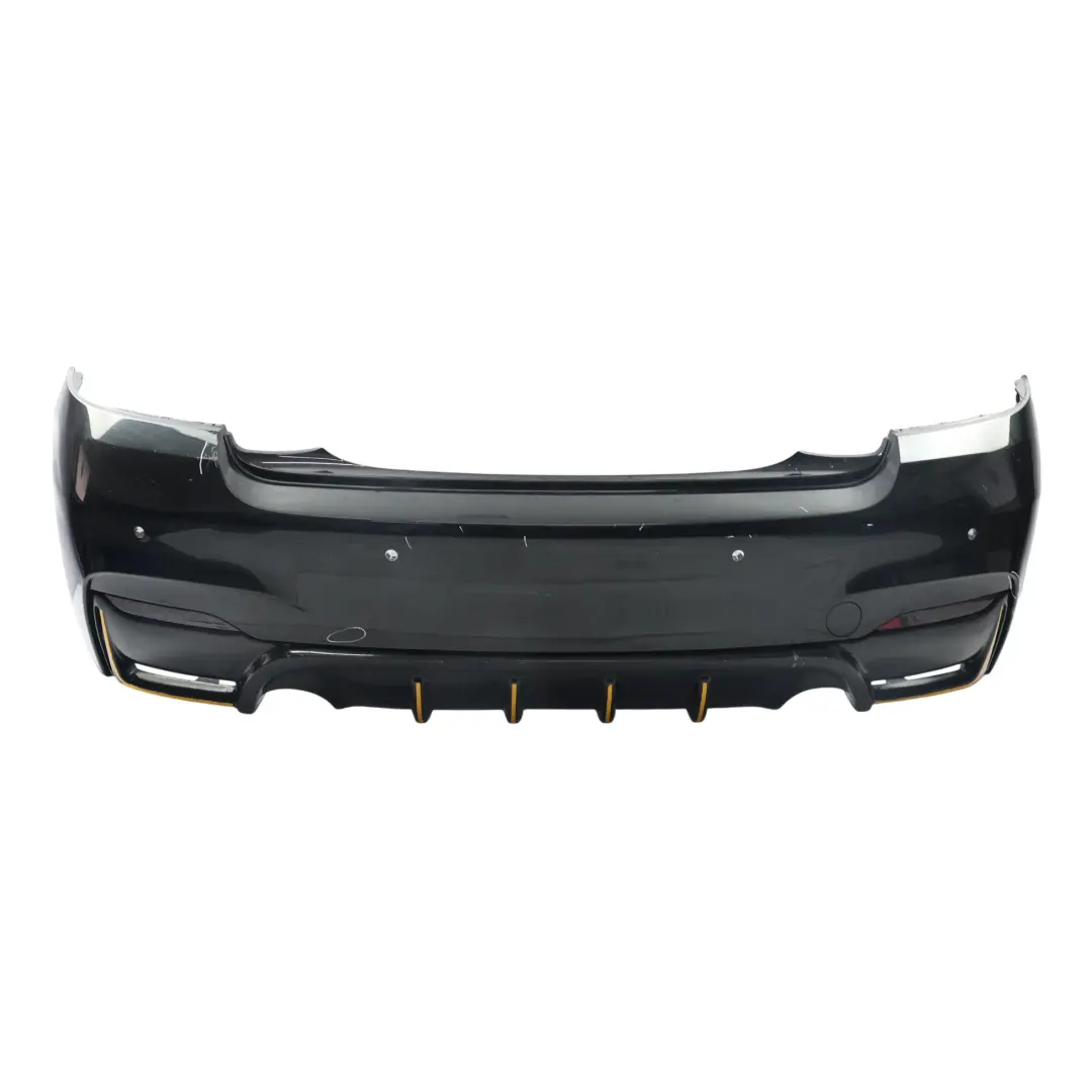 BMW F22 F23 Bumper Rear Trim Panel M Sport Black Sapphire Metallic - 475 - SKU 8055965-BS - Part number 8055965