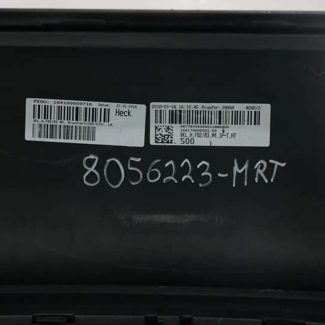 Complete Rear Bumper PDC Melbourne Red Metallic - A75 to BMW F82 F83 M4 with Part number 8056223 BMW F82 F83 M4 Complete Rear Bumper PDC Melbourne Red Metallic - A75 - SKU 8056223-MRT - Part number 8056223