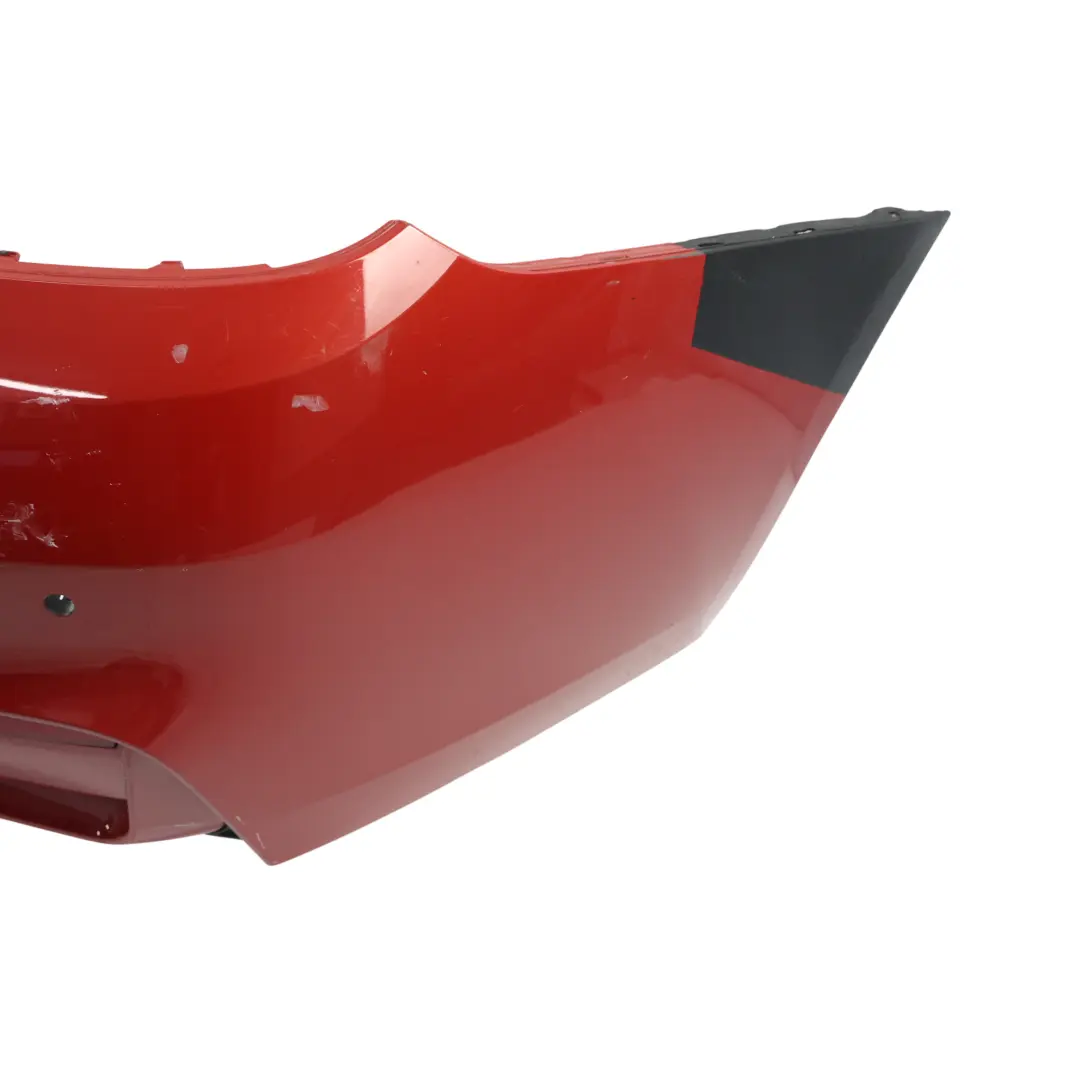 BMW F82 F83 M4 Complete Rear Bumper PDC Melbourne Red Metallic - A75 - SKU 8056223-MRT - Part number 8056223