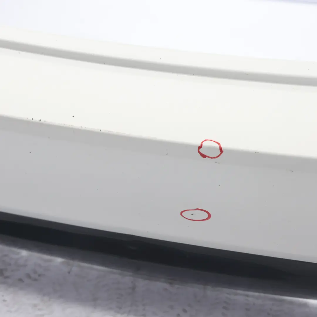 Bumper M Sport Trim Panel PDC Alpinweiss 3 White - 300 to BMW X3 F25 Rear with Part number 8056245 BMW X3 F25 Rear Bumper M Sport Trim Panel PDC Alpinweiss 3 White - 300 - SKU 8056245-AW - Part number 8056245