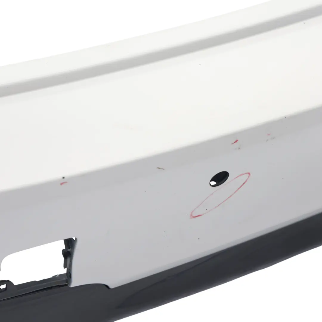 BMW X3 F25 Rear Bumper M Sport Trim Panel PDC Alpinweiss 3 White - 300 - SKU 8056245-AW - Part number 8056245