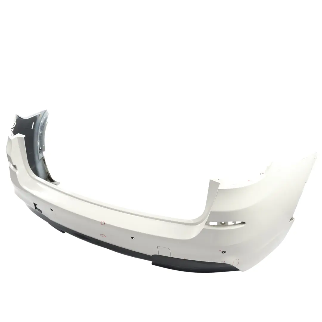 Bumper M Sport Trim Panel PDC Alpinweiss 3 White - 300 to BMW X3 F25 Rear with Part number 8056245 BMW X3 F25 Rear Bumper M Sport Trim Panel PDC Alpinweiss 3 White - 300 - SKU 8056245-AW - Part number 8056245