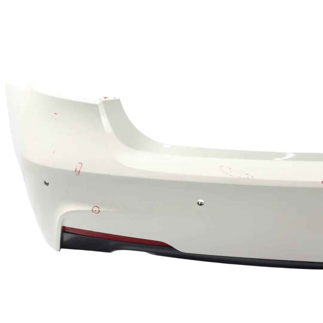 Bumper Trim Panel PDC Alpinweiss 3 Alpine White - 300 to BMW F30 M Sport Rear with Part number 8056497 BMW F30 M Sport Rear Bumper Trim Panel PDC Alpinweiss 3 Alpine White - 300 - SKU 8056497-AW1 - Part number 8056497