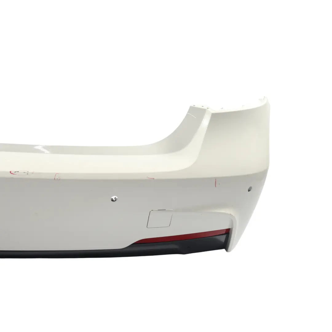 BMW F30 M Sport Rear Bumper Trim Panel PDC Alpinweiss 3 Alpine White - 300 - SKU 8056497-AW1 - Part number 8056497