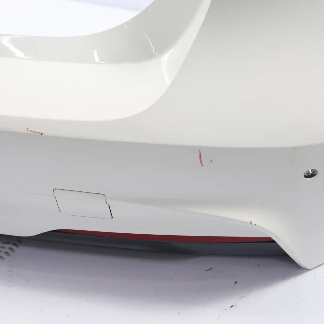 BMW F30 M Sport Rear Bumper Trim Panel PDC Alpinweiss 3 Alpine White - 300 - SKU 8056497-AW1 - Part number 8056497