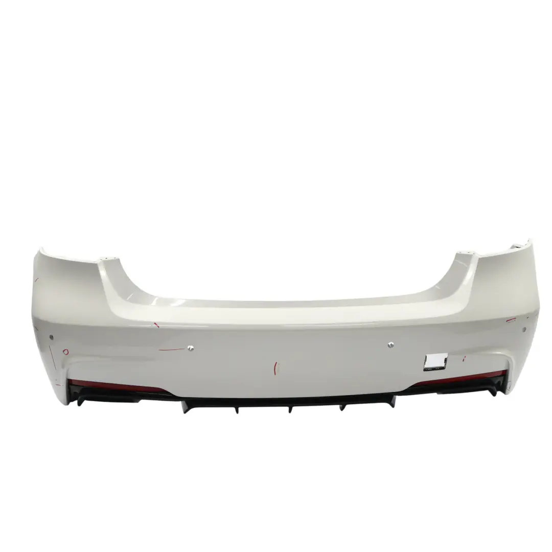 BMW F30 Rear Bumper M Sport Trim Panel PDC Alpinweiss Alpine White - 300 - SKU 8056498-AW - Part number 8056498