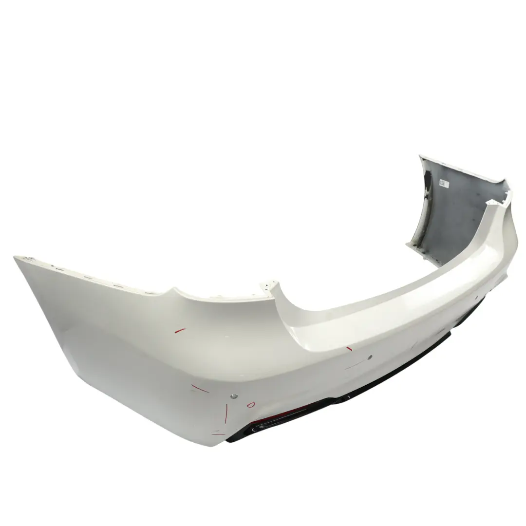 BMW F30 Rear Bumper M Sport Trim Panel PDC Alpinweiss Alpine White - 300 - SKU 8056498-AW - Part number 8056498