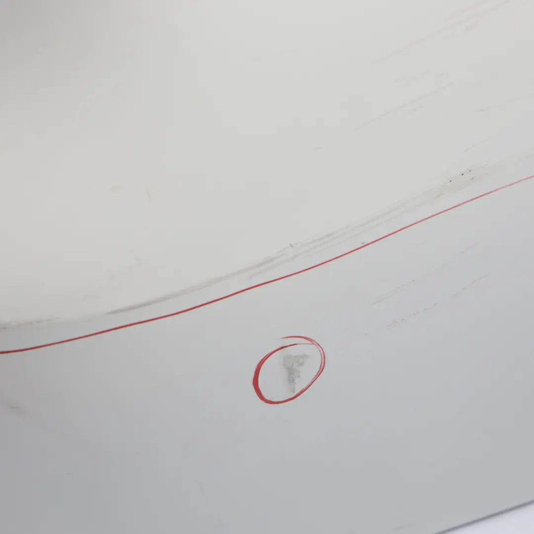 Bumper M Sport Trim Panel PDC Alpinweiss Alpine White - 300 to BMW F30 Rear with Part number 8056498 BMW F30 Rear Bumper M Sport Trim Panel PDC Alpinweiss Alpine White - 300 - SKU 8056498-AW - Part number 8056498