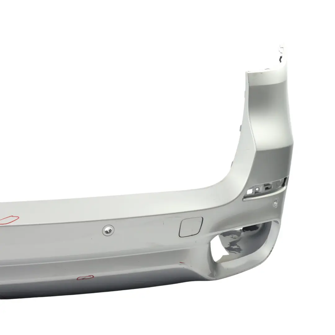 Bumper M Sport Trim Panel PDC Glacier Silver Metallic - A83 to BMW X5 F15 Rear with Part number 8058060 BMW X5 F15 Rear Bumper M Sport Trim Panel PDC Glacier Silver Metallic - A83 - SKU 8058060-GSB - Part number 8058060