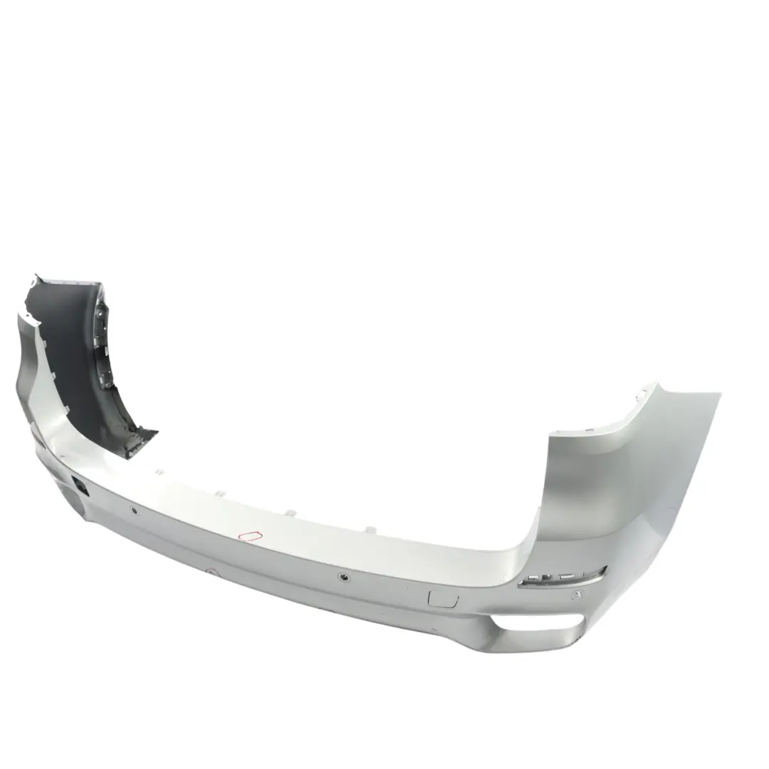 BMW X5 F15 Rear Bumper M Sport Trim Panel PDC Glacier Silver Metallic - A83 - SKU 8058060-GSB - Part number 8058060