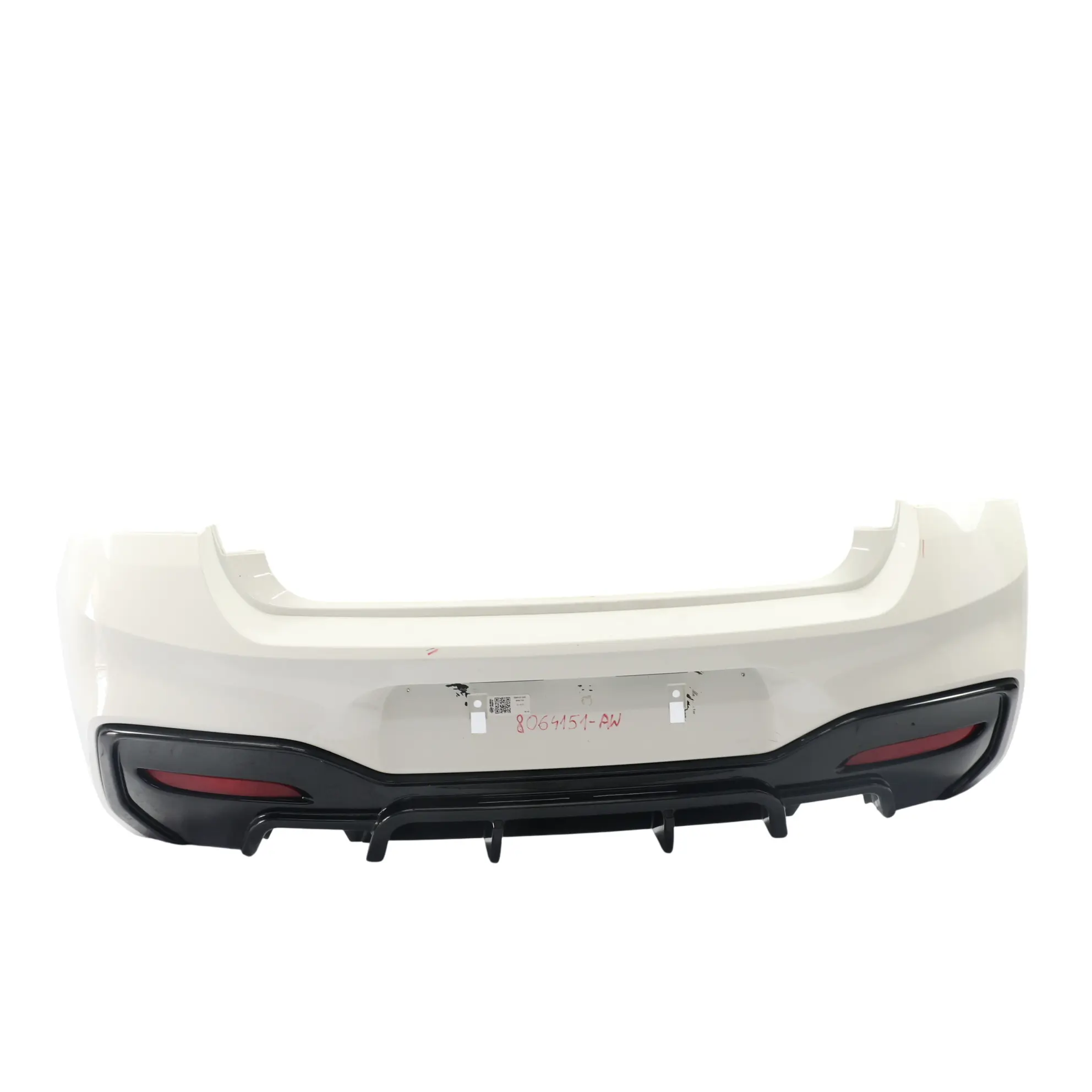 BMW F20 F21 LCI M Sport Rear Bumper Trim Panel Alpine White 8064151