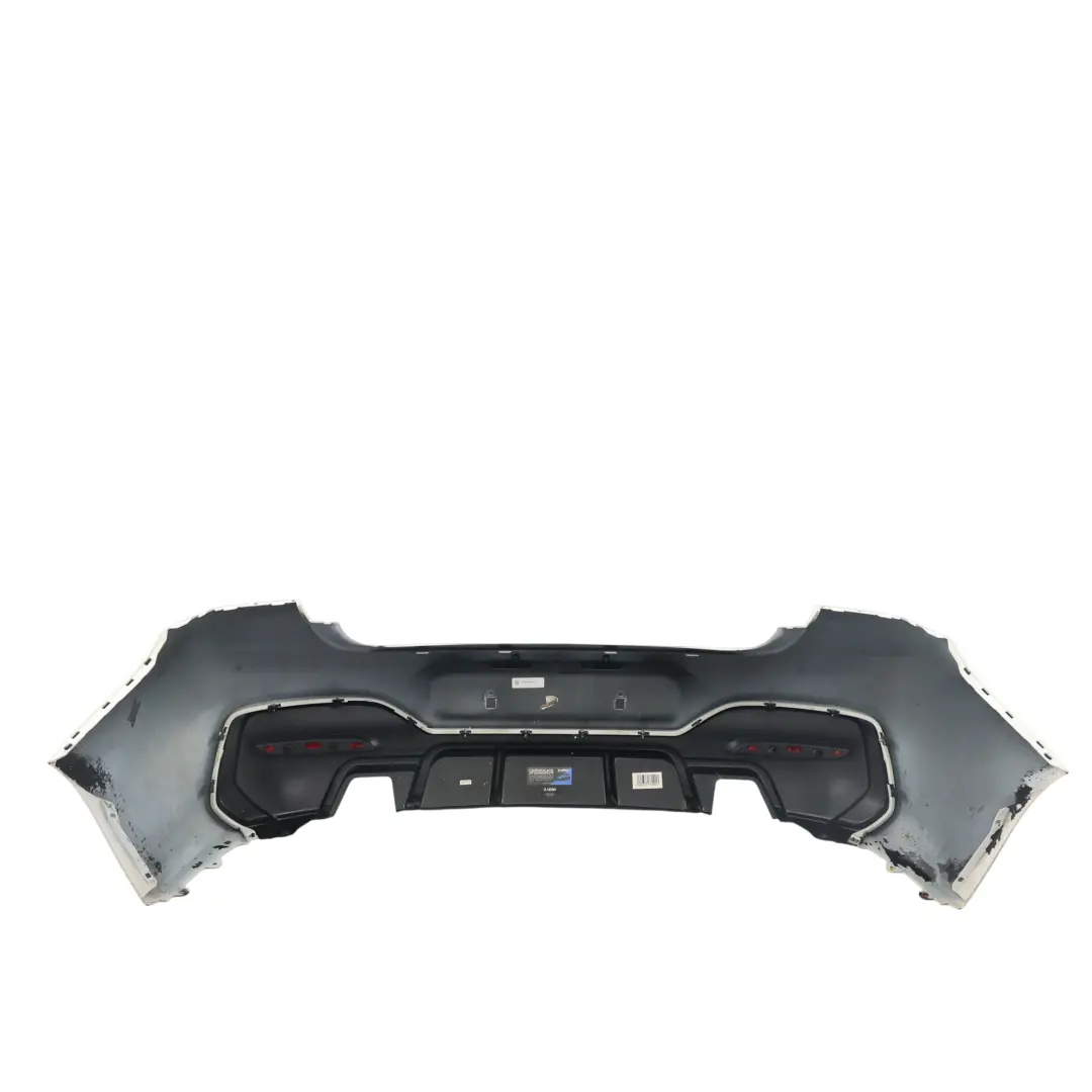 Bumper M Sport Trim Panel M135i M140i Alpinweiss 3 - 300 to BMW F20 F21 LCI Rear with Part number 8064151 BMW F20 F21 LCI Rear Bumper M Sport Trim Panel M135i M140i Alpinweiss 3 - 300 - SKU 8064151-AW - Part number 8064151