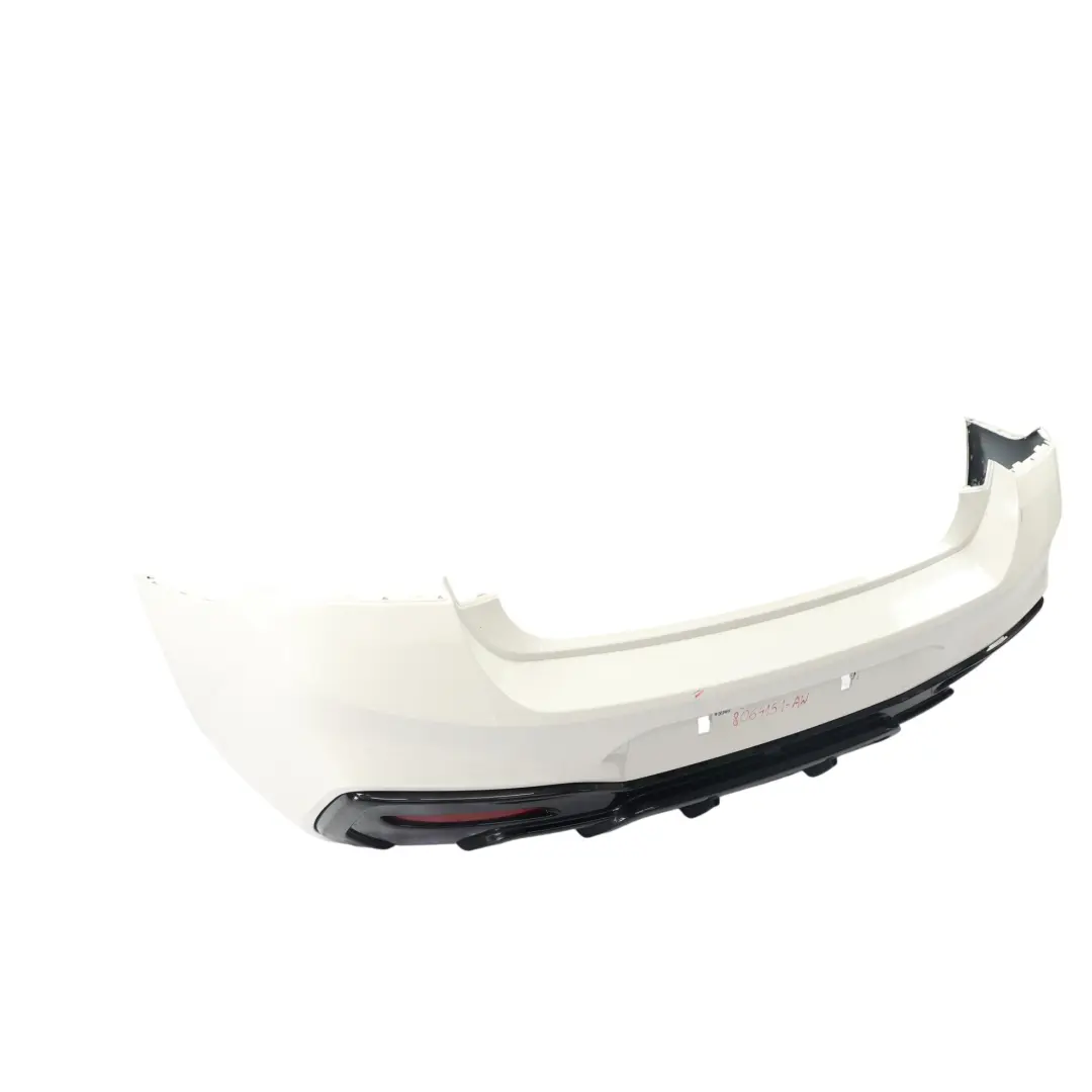 BMW F20 F21 LCI Rear Bumper M Sport Trim Panel M135i M140i Alpinweiss 3 - 300 - SKU 8064151-AW - Part number 8064151