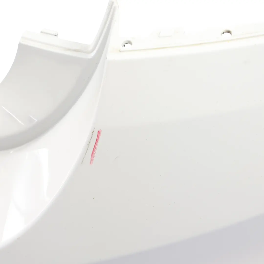Bumper M Sport Trim Panel M135i M140i Alpinweiss 3 - 300 to BMW F20 F21 LCI Rear with Part number 8064151 BMW F20 F21 LCI Rear Bumper M Sport Trim Panel M135i M140i Alpinweiss 3 - 300 - SKU 8064151-AW - Part number 8064151