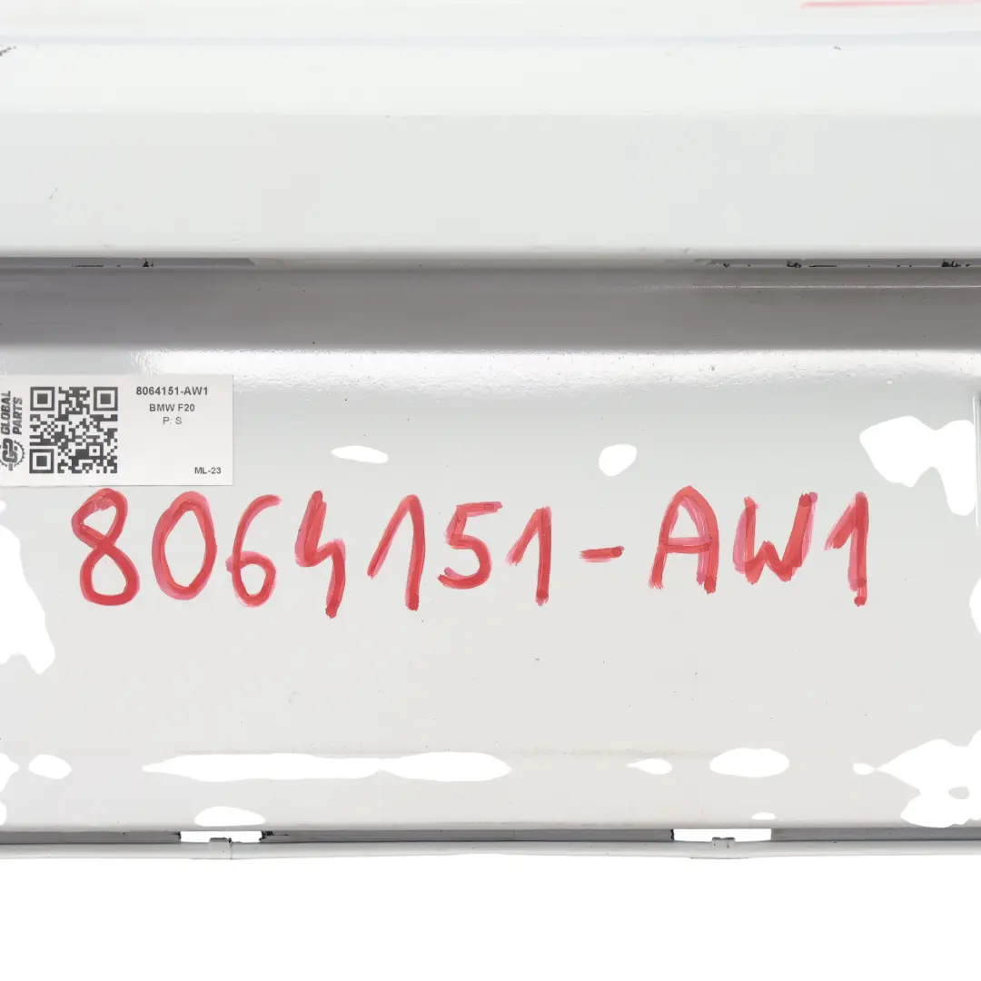 Bumper Trim Panel Alpine White - 300 to BMW F20 F21 LCI M Sport Rear with Part number 8064151 BMW F20 F21 LCI M Sport Rear Bumper Trim Panel Alpine White - 300 - SKU 8064151-AW1 - Part number 8064151