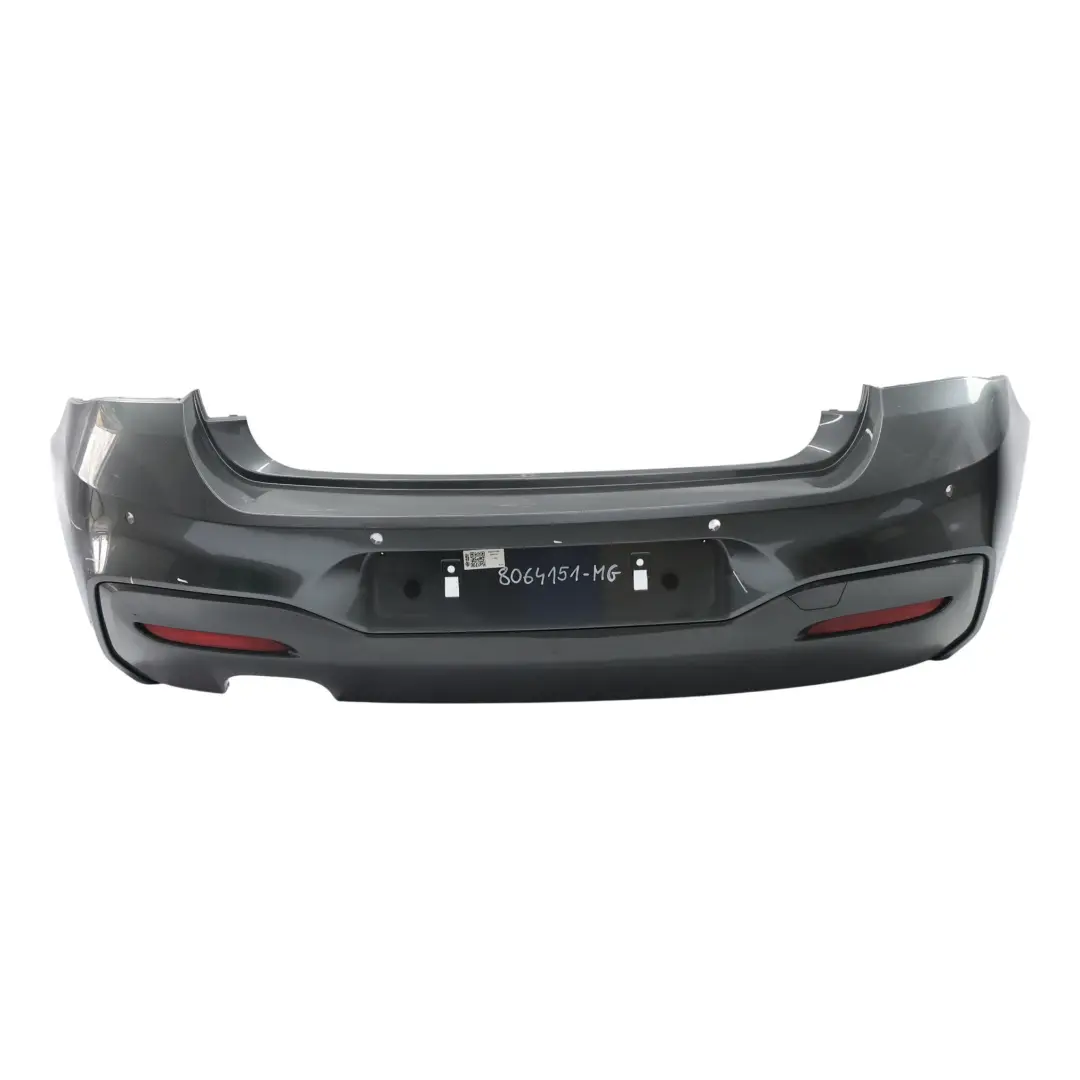 Bumper M Sport Trim Panel Mineral Grau Metallic - B39 to BMW F20 F21 LCI Rear with Part number 8064151 BMW F20 F21 LCI Rear Bumper M Sport Trim Panel Mineral Grau Metallic - B39 - SKU 8064151-MG - Part number 8064151