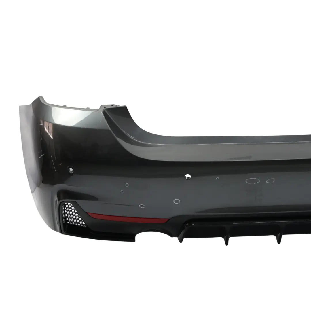 BMW F32 F33 M Sport Rear Bumper Trim Panel PDC Mineralgrau Grey Metallic - B39 - SKU 8073078-MG - Part number 8073078