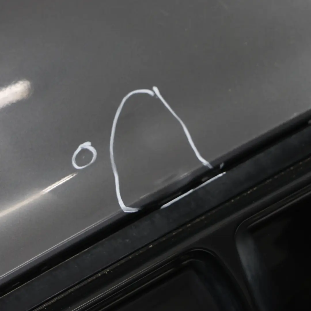 BMW F32 F33 M Sport Rear Bumper Trim Panel PDC Mineralgrau Grey Metallic - B39 - SKU 8073078-MG - Part number 8073078