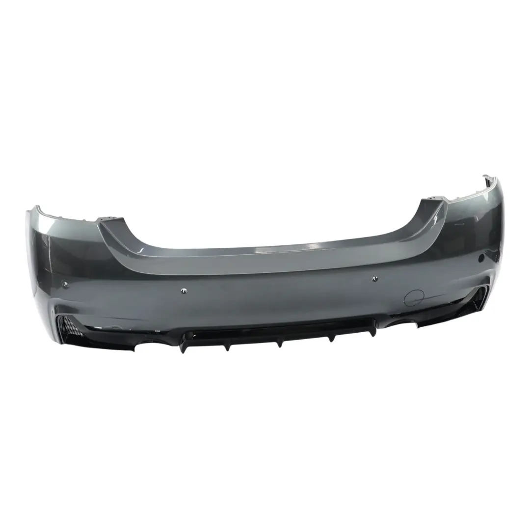 BMW F32 F33 M Sport Rear Bumper Trim Panel PDC Mineral Grau Metallic - B39 - SKU 8073078-MG1 - Part number 8073078