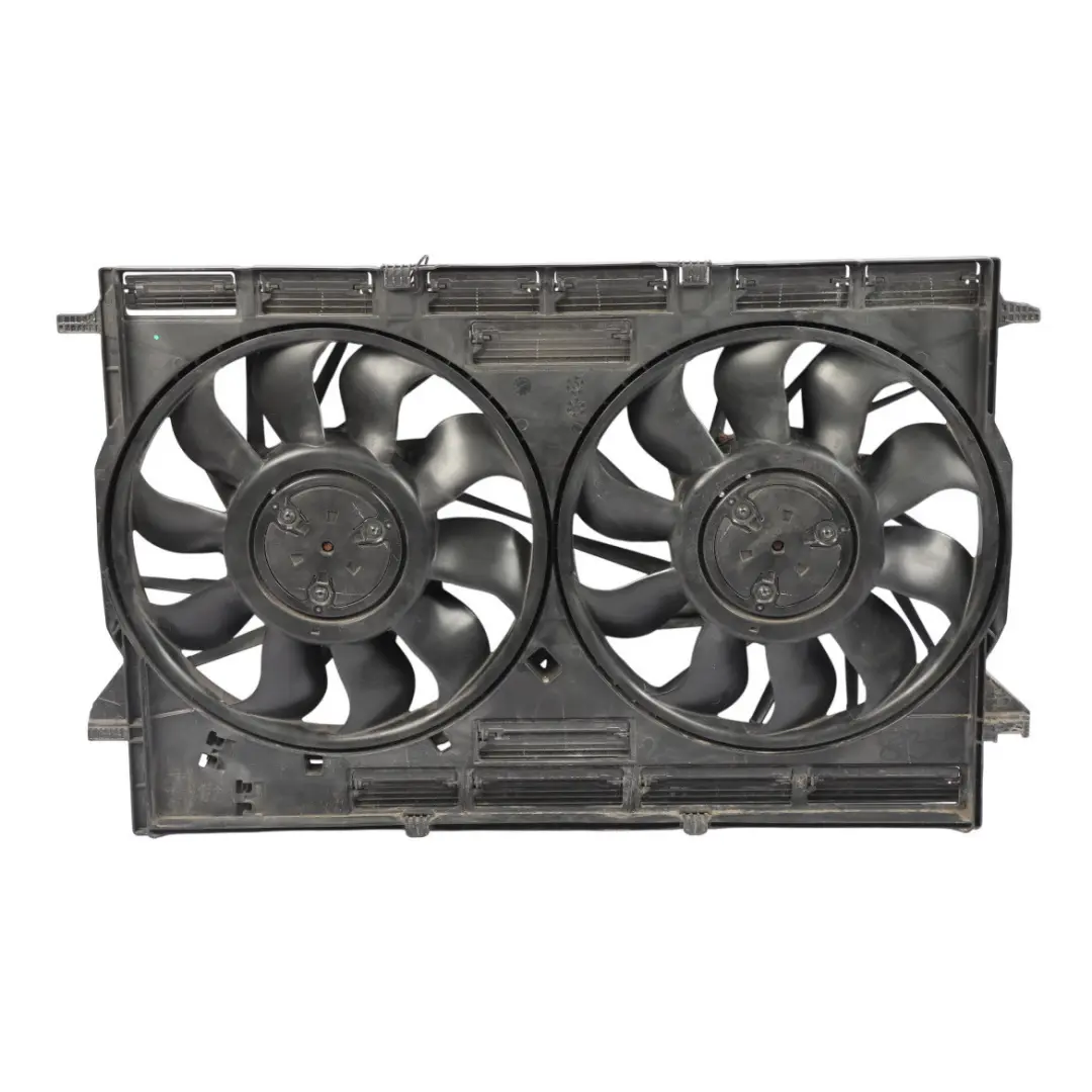 Radiator Fan Cooling Coolant Double Fan Shroud to Audi Q5 FY Engine with Part number 80A121003 Audi Q5 FY Engine Radiator Fan Cooling Coolant Double Fan Shroud - SKU 80A121003 - Part number 80A121003