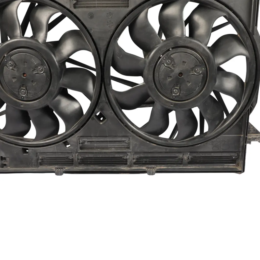 Radiator Fan Cooling Coolant Double Fan Shroud to Audi Q5 FY Engine with Part number 80A121003 Audi Q5 FY Engine Radiator Fan Cooling Coolant Double Fan Shroud - SKU 80A121003 - Part number 80A121003