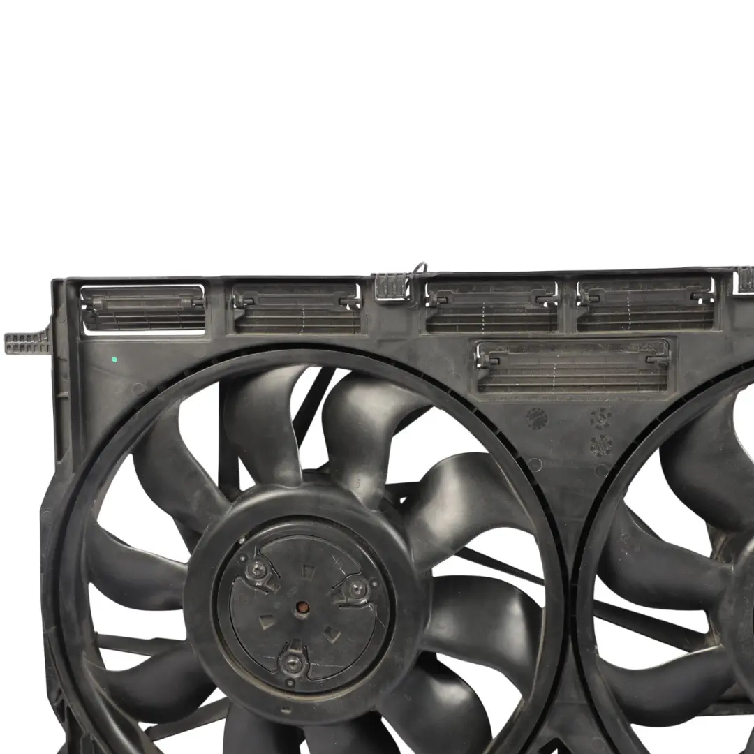 Radiator Fan Cooling Coolant Double Fan Shroud to Audi Q5 FY Engine with Part number 80A121003 Audi Q5 FY Engine Radiator Fan Cooling Coolant Double Fan Shroud - SKU 80A121003 - Part number 80A121003
