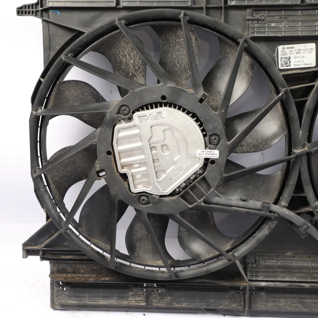 Audi Q5 FY Engine Radiator Fan Cooling Coolant Double Fan Shroud - SKU 80A121003 - Part number 80A121003