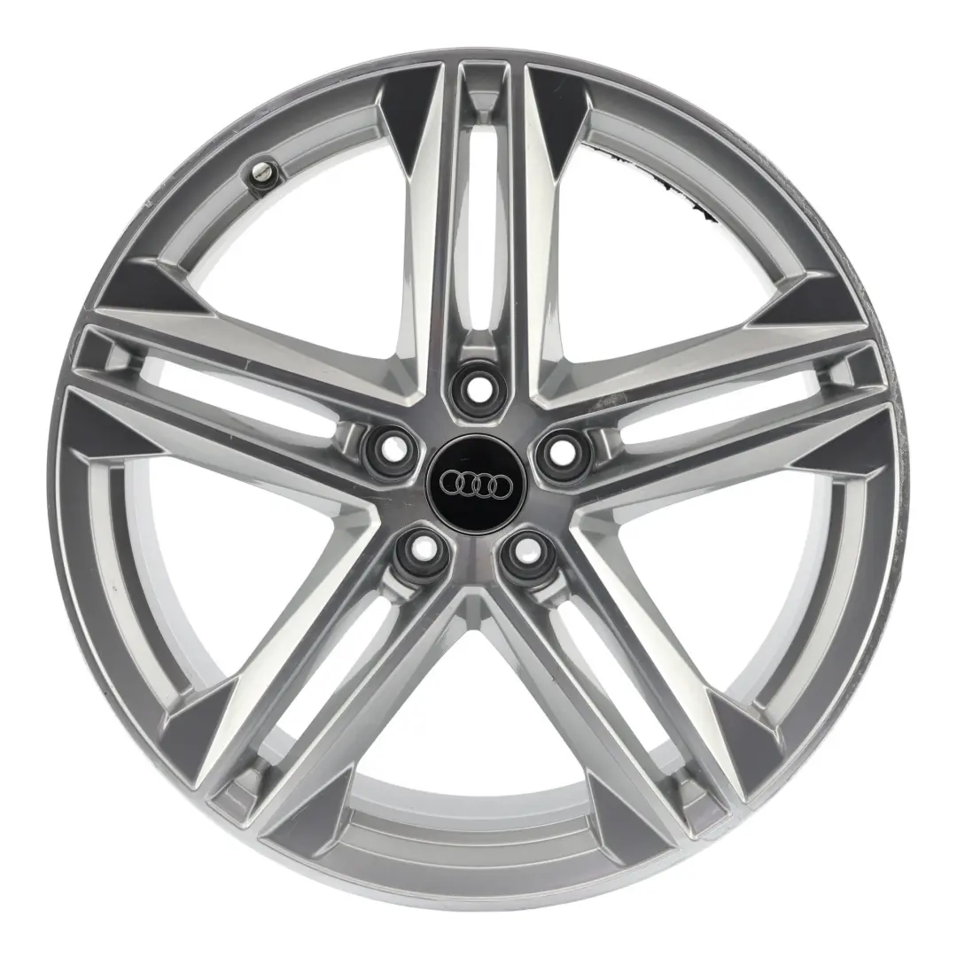 Alloy Rim 19" 8J ET:39 Double Spoke to Audi Q5 FY S Line Silver Wheel with Part number 80A601025G Audi Q5 FY S Line Silver Wheel Alloy Rim 19" 8J ET:39 Double Spoke - SKU 80A601025G-1 - Part number 80A601025G