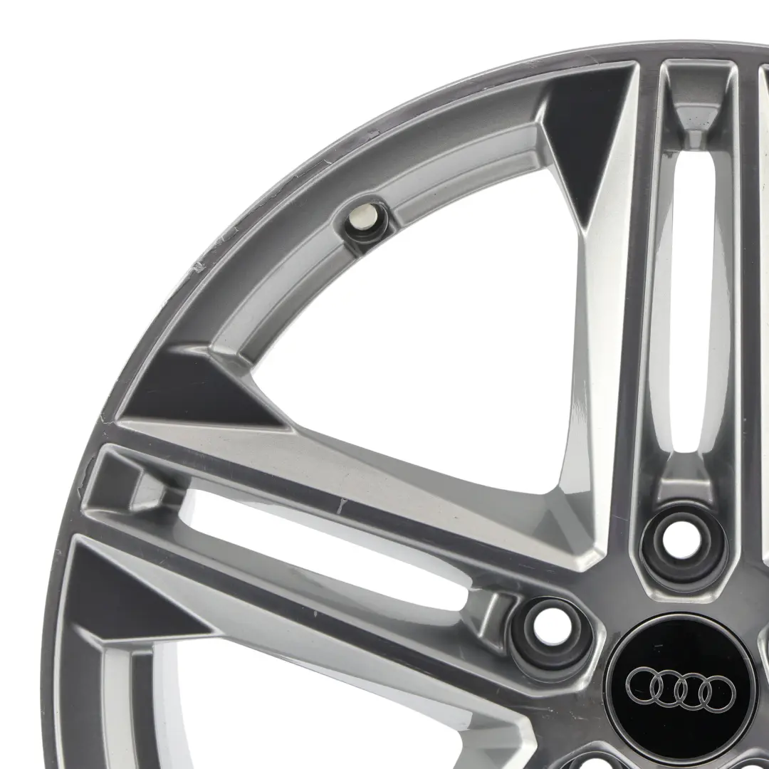 Audi Q5 FY S Line Silver Wheel Alloy Rim 19" 8J ET:39 Double Spoke - SKU 80A601025G-1 - Part number 80A601025G