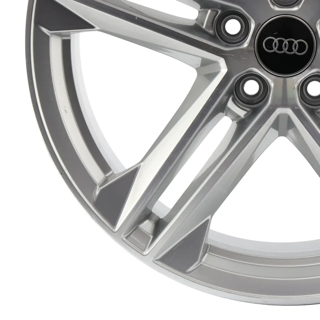 Alloy Rim 19" 8J ET:39 Double Spoke to Audi Q5 FY S Line Silver Wheel with Part number 80A601025G Audi Q5 FY S Line Silver Wheel Alloy Rim 19" 8J ET:39 Double Spoke - SKU 80A601025G-1 - Part number 80A601025G