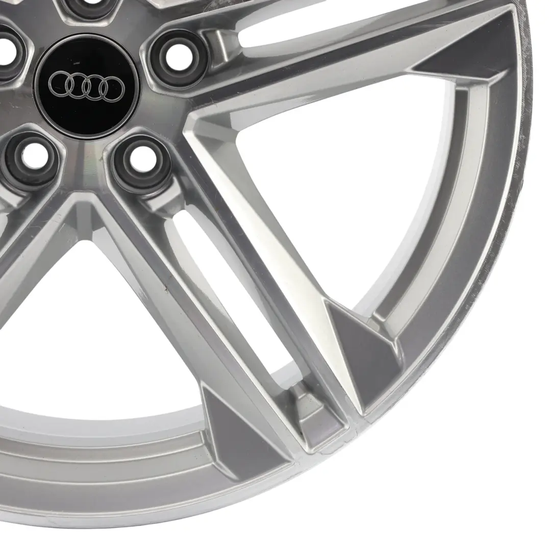 Alloy Rim 19" 8J ET:39 Double Spoke to Audi Q5 FY S Line Silver Wheel with Part number 80A601025G Audi Q5 FY S Line Silver Wheel Alloy Rim 19" 8J ET:39 Double Spoke - SKU 80A601025G-1 - Part number 80A601025G