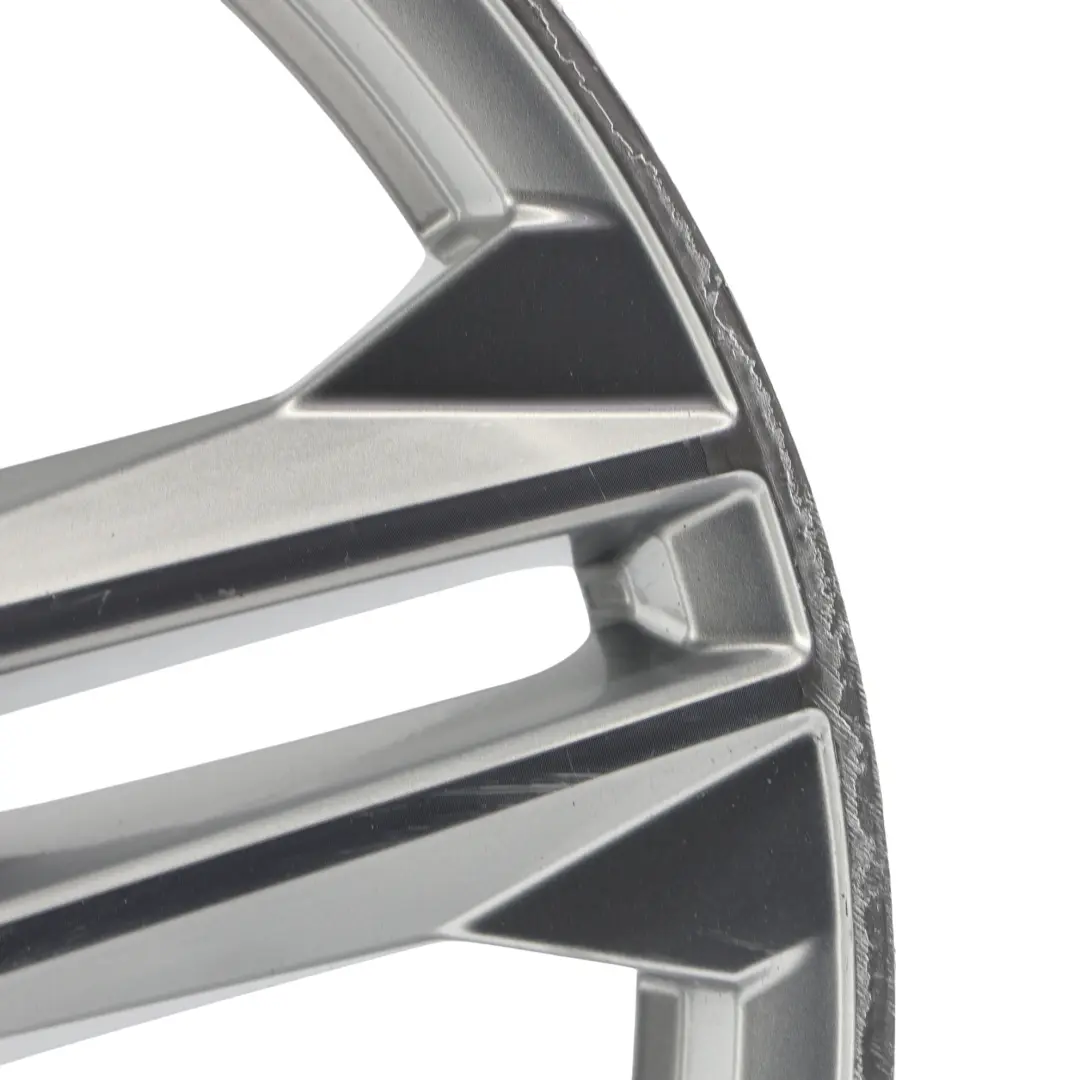 Audi Q5 FY S Line Silver Wheel Alloy Rim 19" 8J ET:39 Double Spoke - SKU 80A601025G-1 - Part number 80A601025G