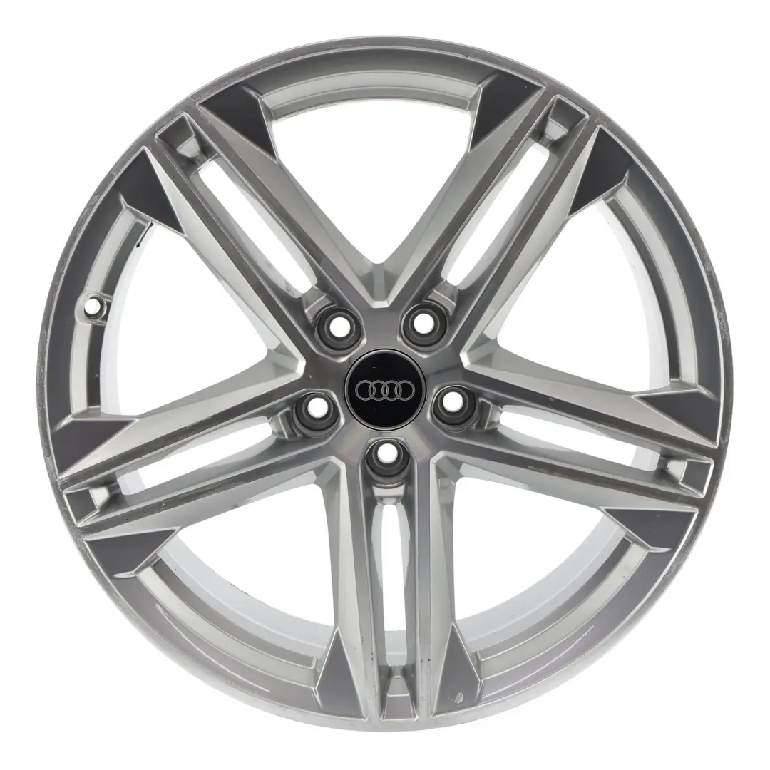 Audi Q5 FY S Line Silver Wheel Alloy Rim 19" 8J ET:39 Double Spoke - SKU 80A601025G-2 - Part number 80A601025G