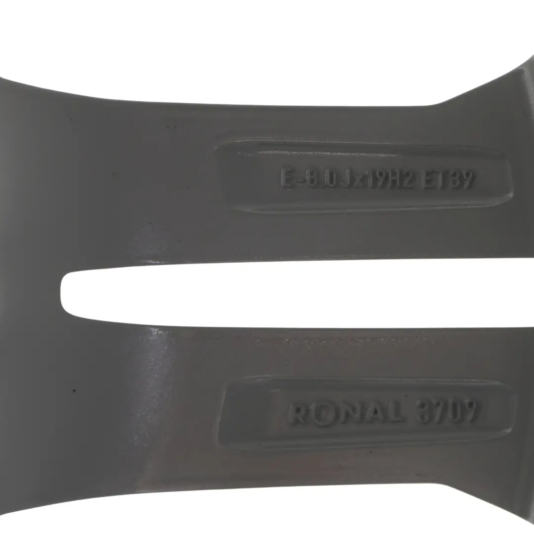 Alloy Rim 19" 8J ET:39 Double Spoke to Audi Q5 FY S Line Silver Wheel with Part number 80A601025G Audi Q5 FY S Line Silver Wheel Alloy Rim 19" 8J ET:39 Double Spoke - SKU 80A601025G-2 - Part number 80A601025G