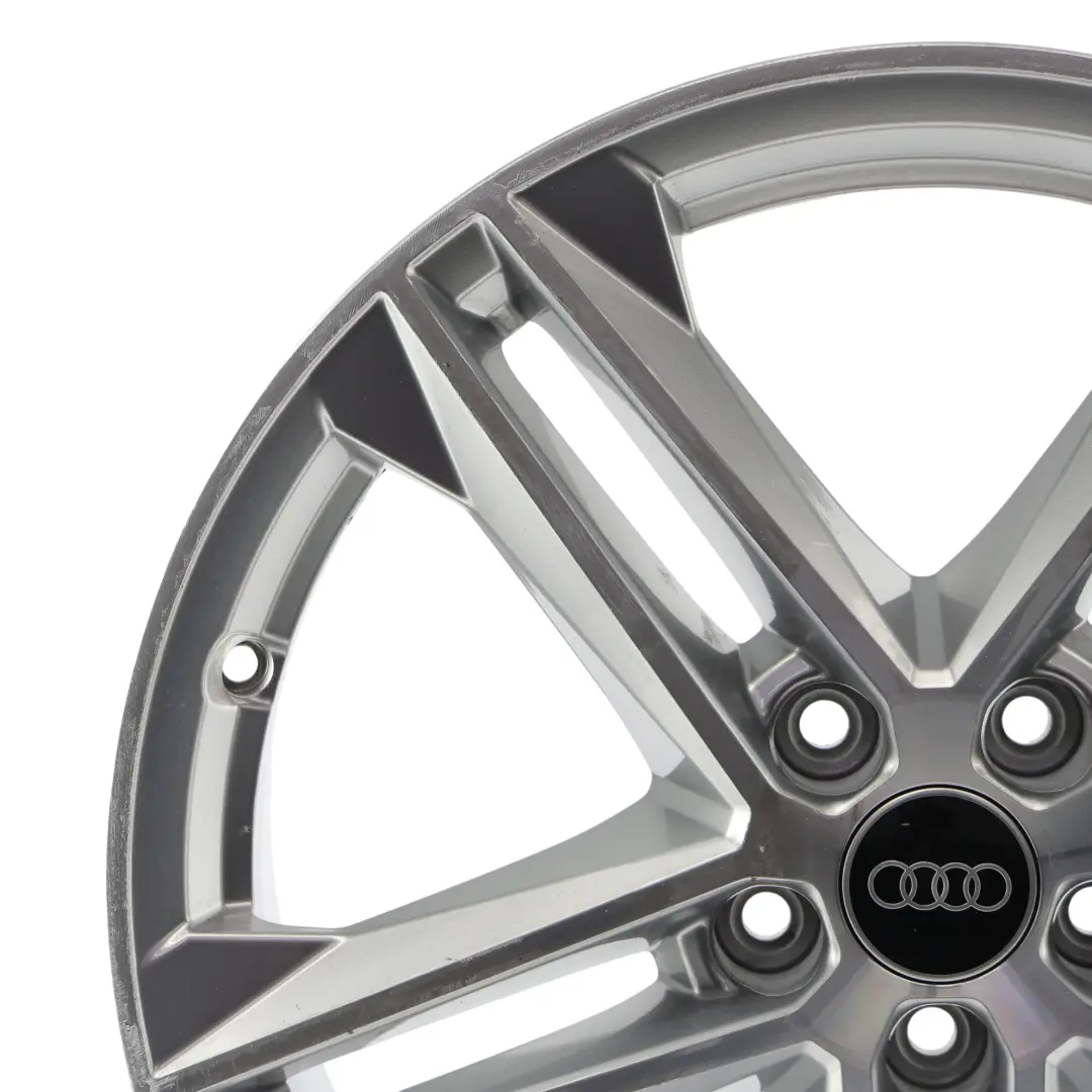 Audi Q5 FY S Line Silver Wheel Alloy Rim 19" 8J ET:39 Double Spoke - SKU 80A601025G-2 - Part number 80A601025G