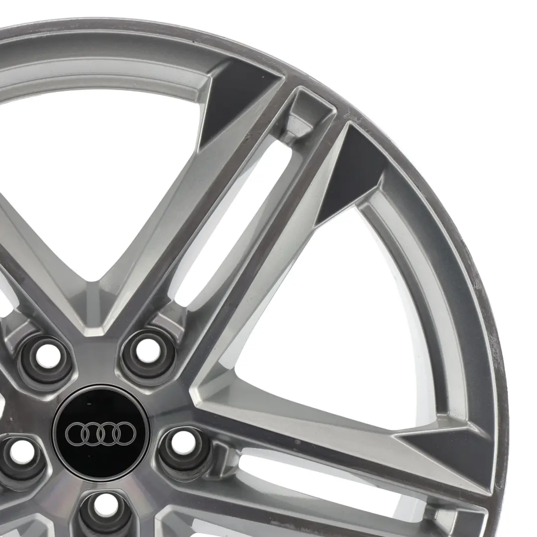 Alloy Rim 19" 8J ET:39 Double Spoke to Audi Q5 FY S Line Silver Wheel with Part number 80A601025G Audi Q5 FY S Line Silver Wheel Alloy Rim 19" 8J ET:39 Double Spoke - SKU 80A601025G-2 - Part number 80A601025G