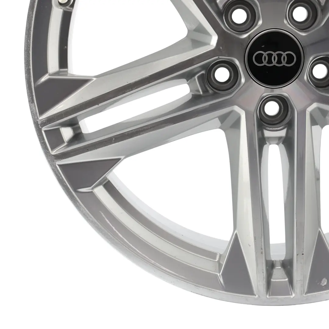 Audi Q5 FY S Line Silver Wheel Alloy Rim 19" 8J ET:39 Double Spoke - SKU 80A601025G-2 - Part number 80A601025G