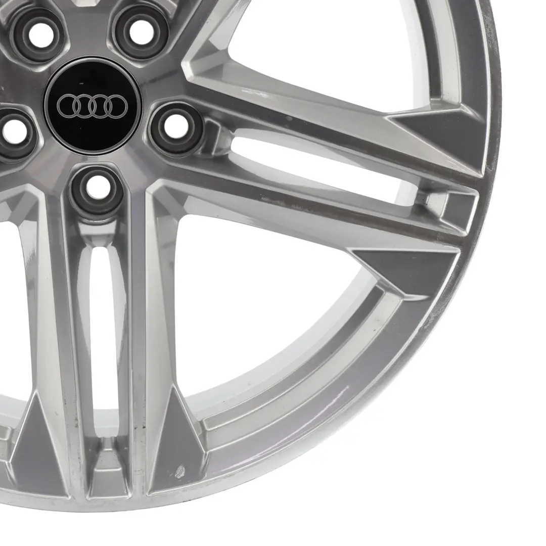 Audi Q5 FY S Line Silver Wheel Alloy Rim 19" 8J ET:39 Double Spoke - SKU 80A601025G-2 - Part number 80A601025G