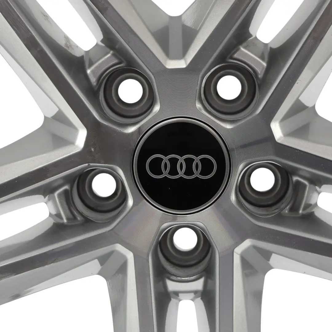 Alloy Rim 19" 8J ET:39 Double Spoke to Audi Q5 FY S Line Silver Wheel with Part number 80A601025G Audi Q5 FY S Line Silver Wheel Alloy Rim 19" 8J ET:39 Double Spoke - SKU 80A601025G-2 - Part number 80A601025G