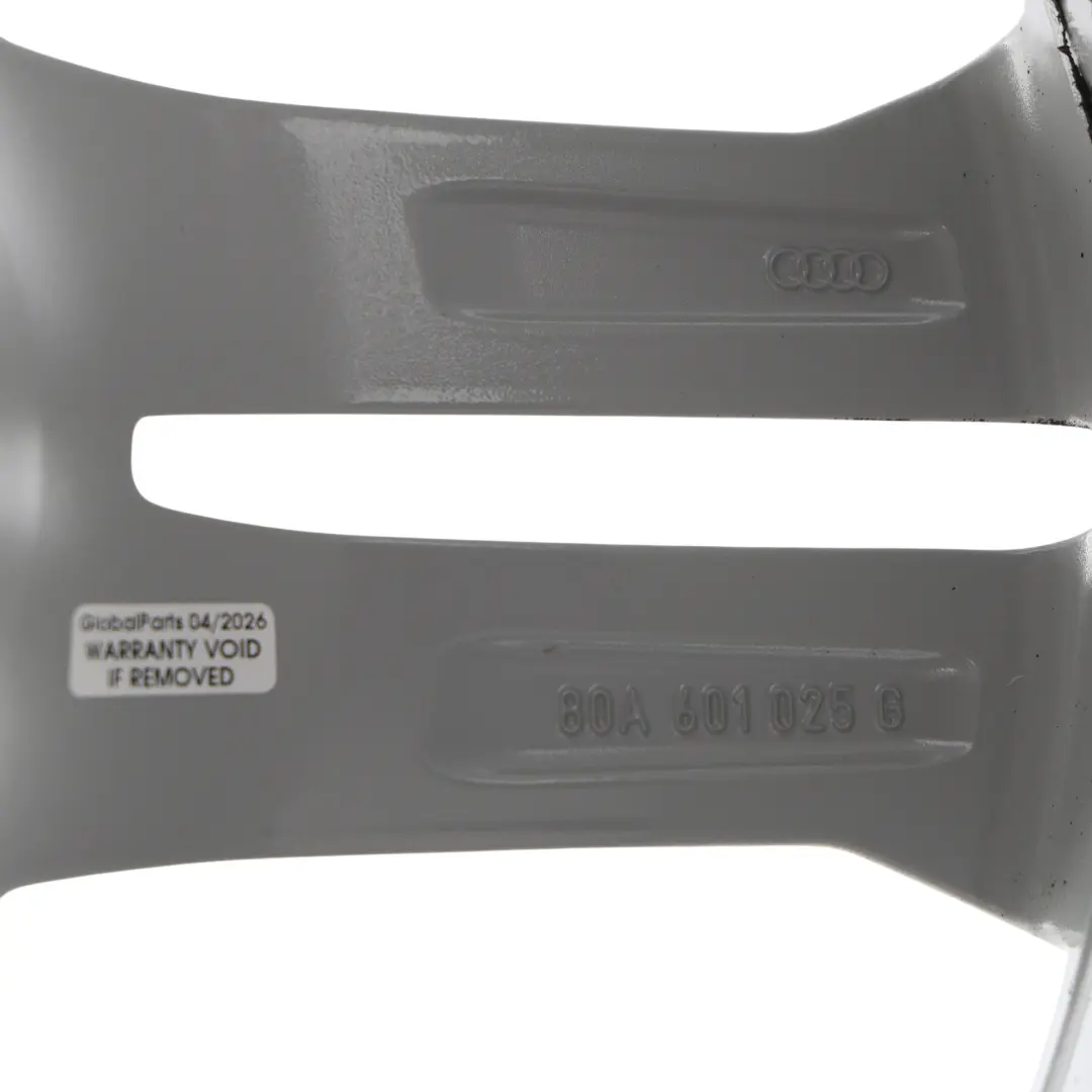 Audi Q5 FY S Line Silber Alu Felge 19" 8J ET:39 Doppelte Speiche - SKU 80A601025G-3 - Teilenummer 80A601025G