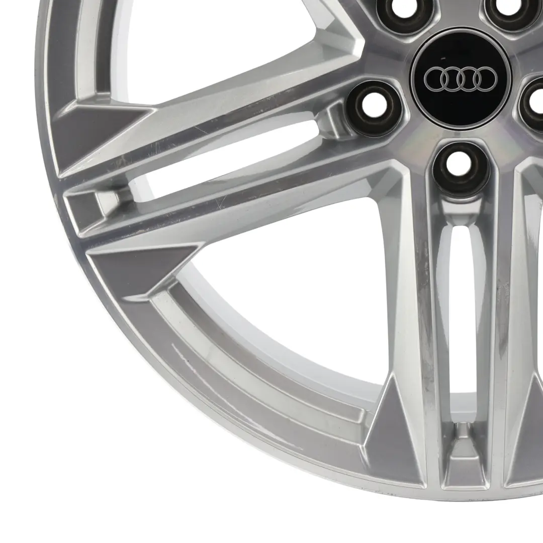 Felga Srebrna 19" 8J ET39 Double Spoke do Audi Q5 FY S Line o numerze 80A601025G Audi Q5 FY S Line Felga Srebrna 19" 8J ET39 Double Spoke - SKU 80A601025G-3 - Numer Części 80A601025G