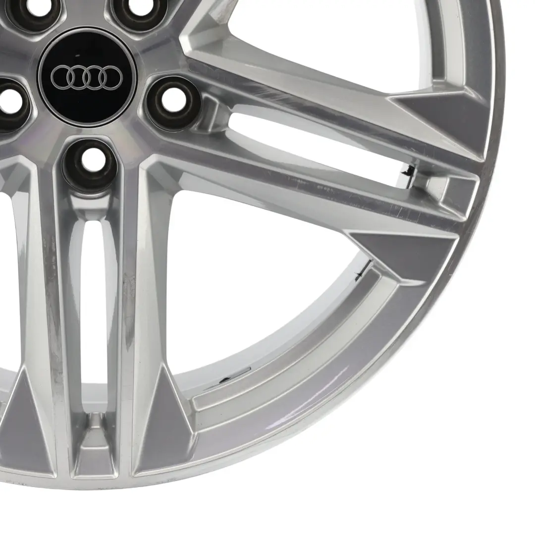 Cerchione Lega Argento 19" 8J ET:39 Doppia Razza per Audi Q5 FY S Line con numero di parte 80A601025G Audi Q5 FY S Line Cerchione Lega Argento 19" 8J ET:39 Doppia Razza - SKU 80A601025G-3 - Numero di parte 80A601025G