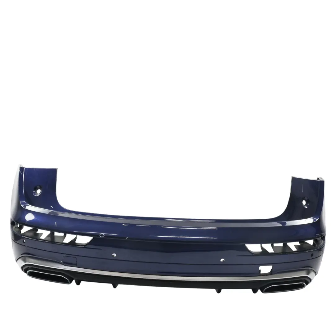 Bumper Trim Panel Covering Navarra Blue Metallic - X5H to Audi SQ5 FY Rear with Part number 80A807067G Audi SQ5 FY Rear Bumper Trim Panel Covering Navarra Blue Metallic - X5H - SKU 80A807067G-NAB - Part number 80A807067G